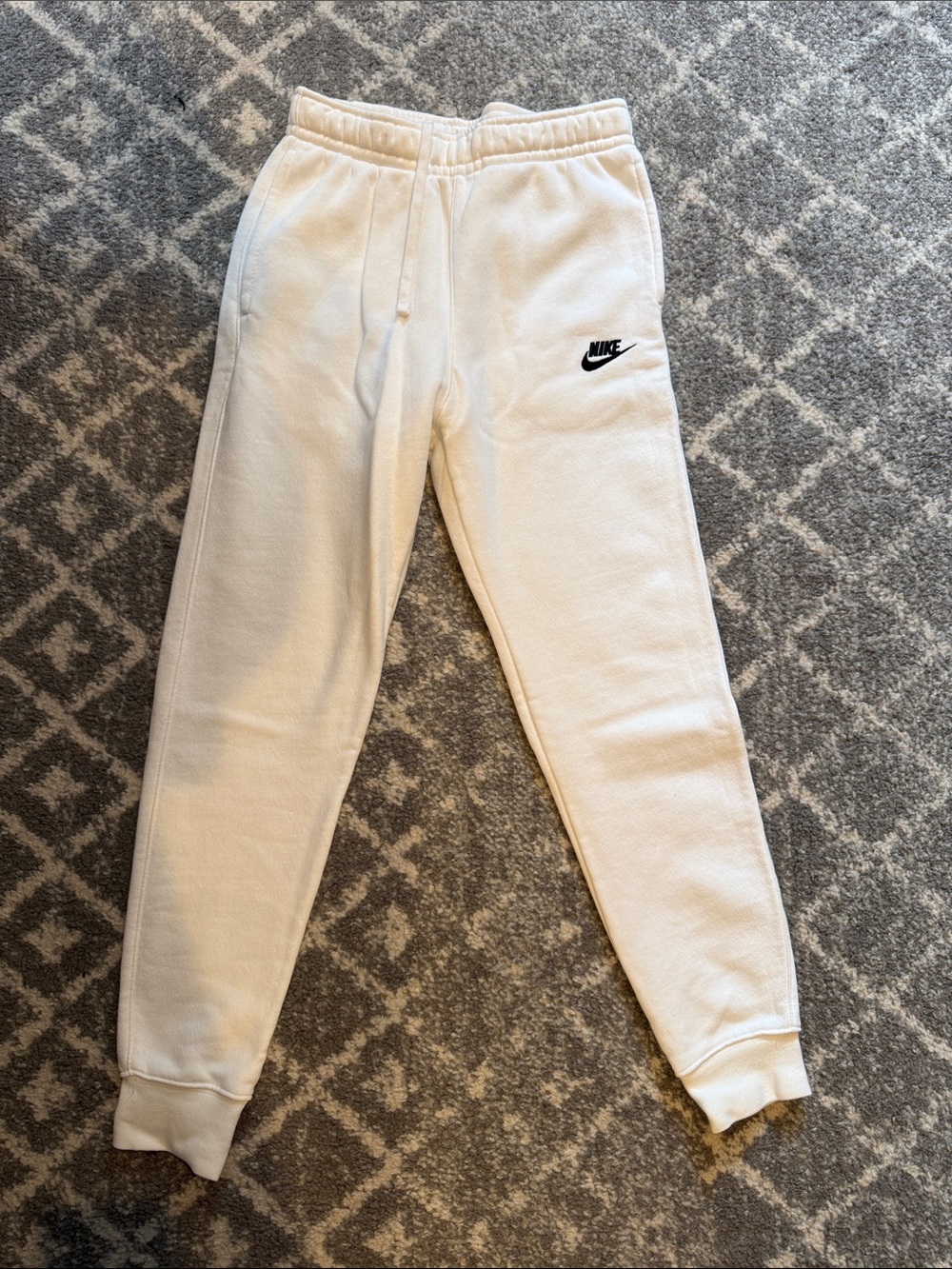 Nike XS white joggers